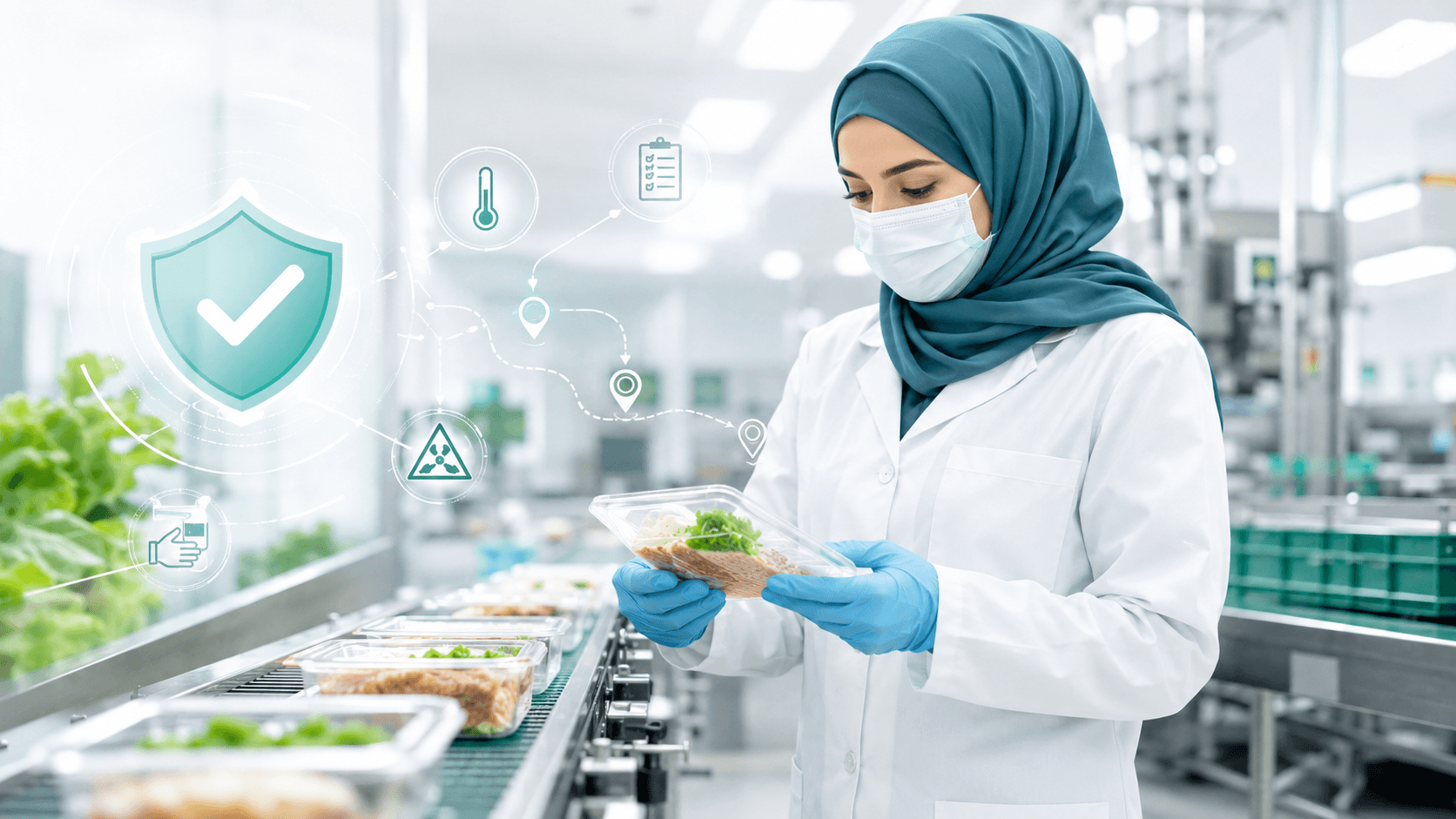 معاينة تدفق HACCP وسلامة الغذاء في QSigma360