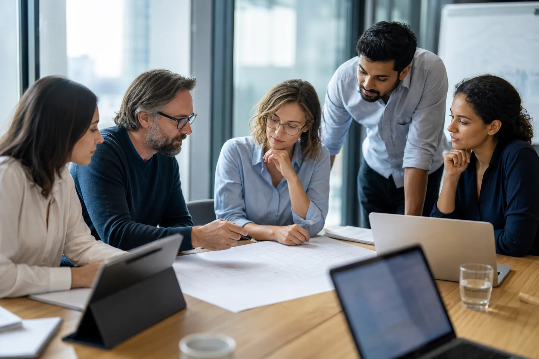 Reviewing quality records and documents in one context