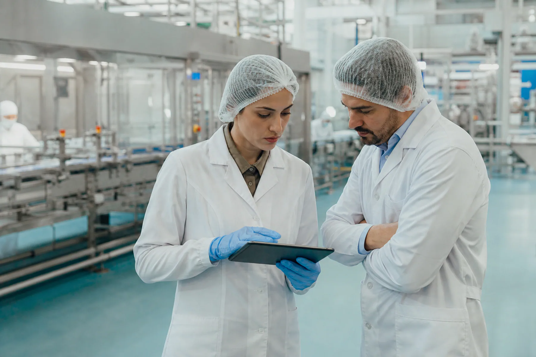Internal audit of records in an export-oriented facility