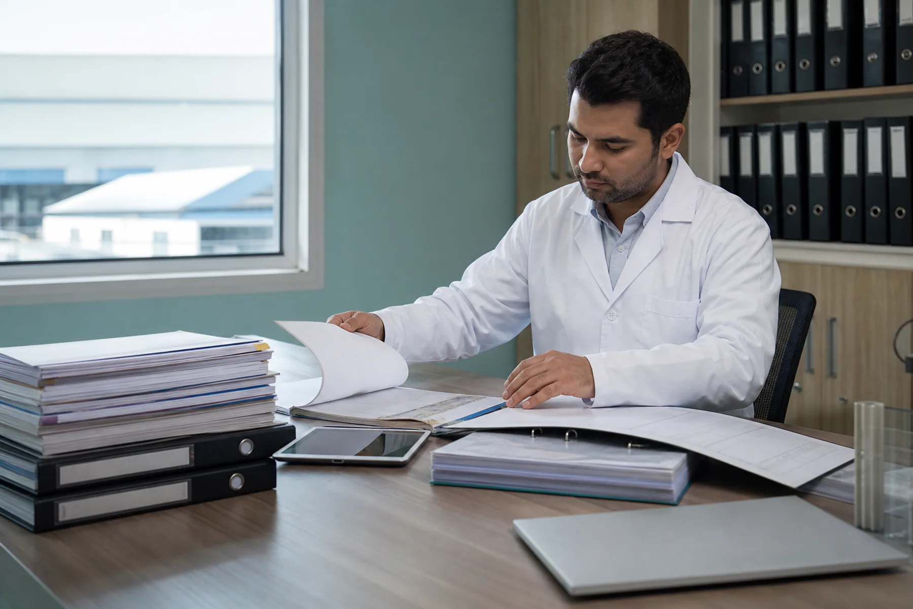 Preparation of a controlled evidence pack for external review