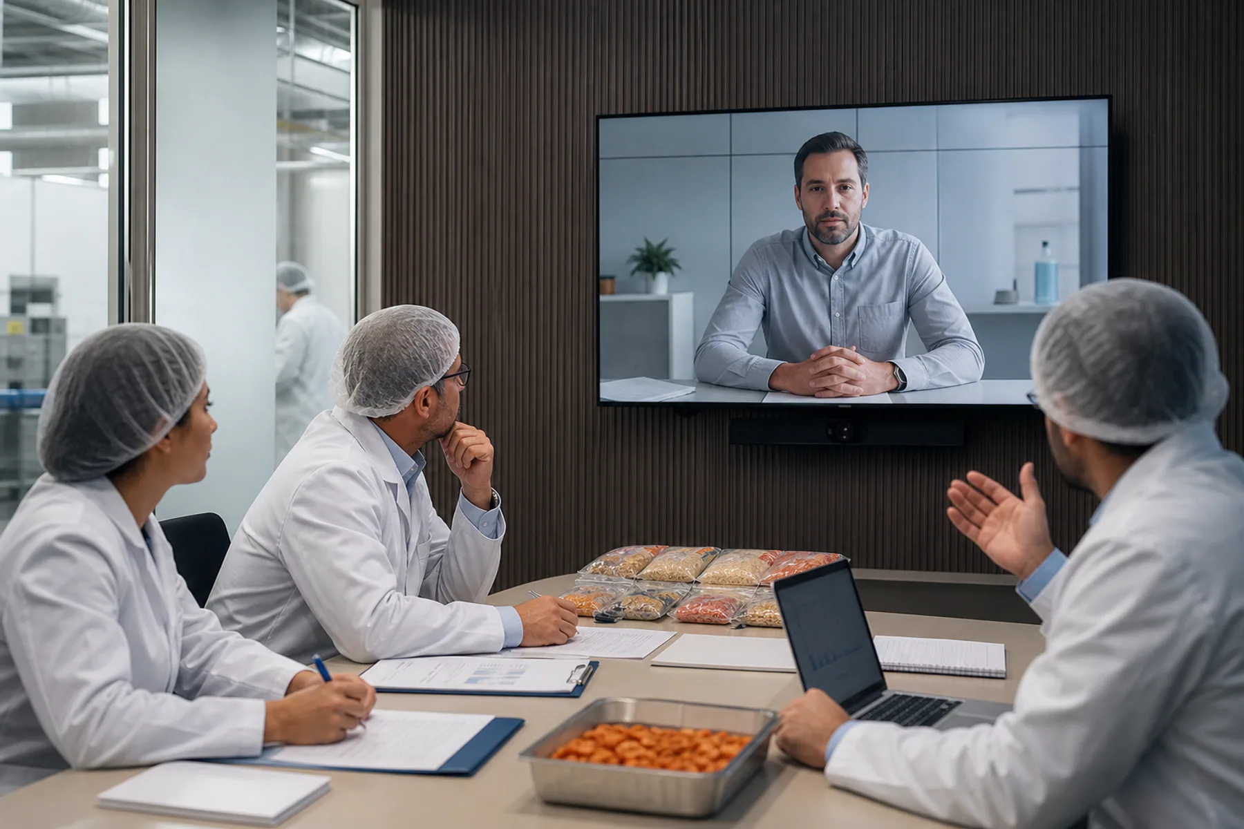 Governed collaboration between a manufacturer and international customer