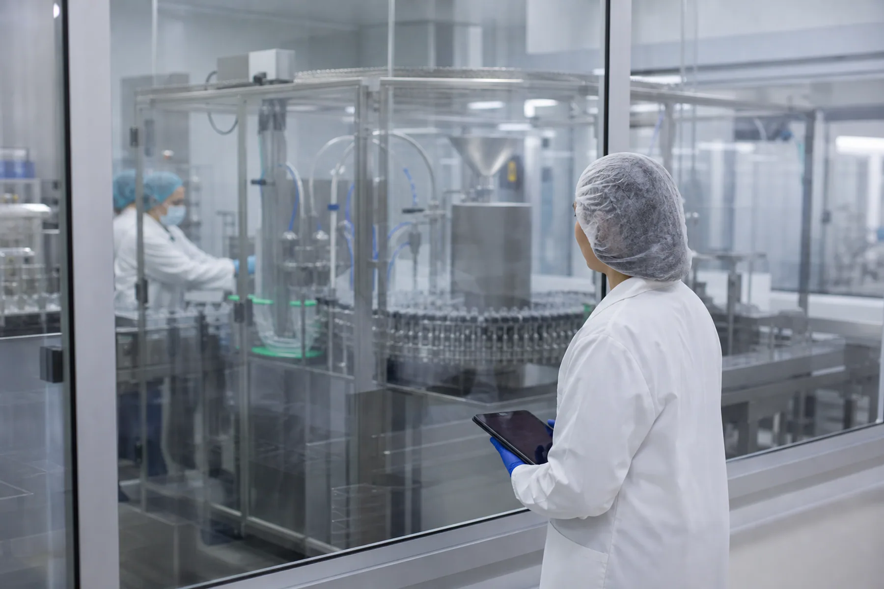 Regulated manufacturing environment representing future expansion.