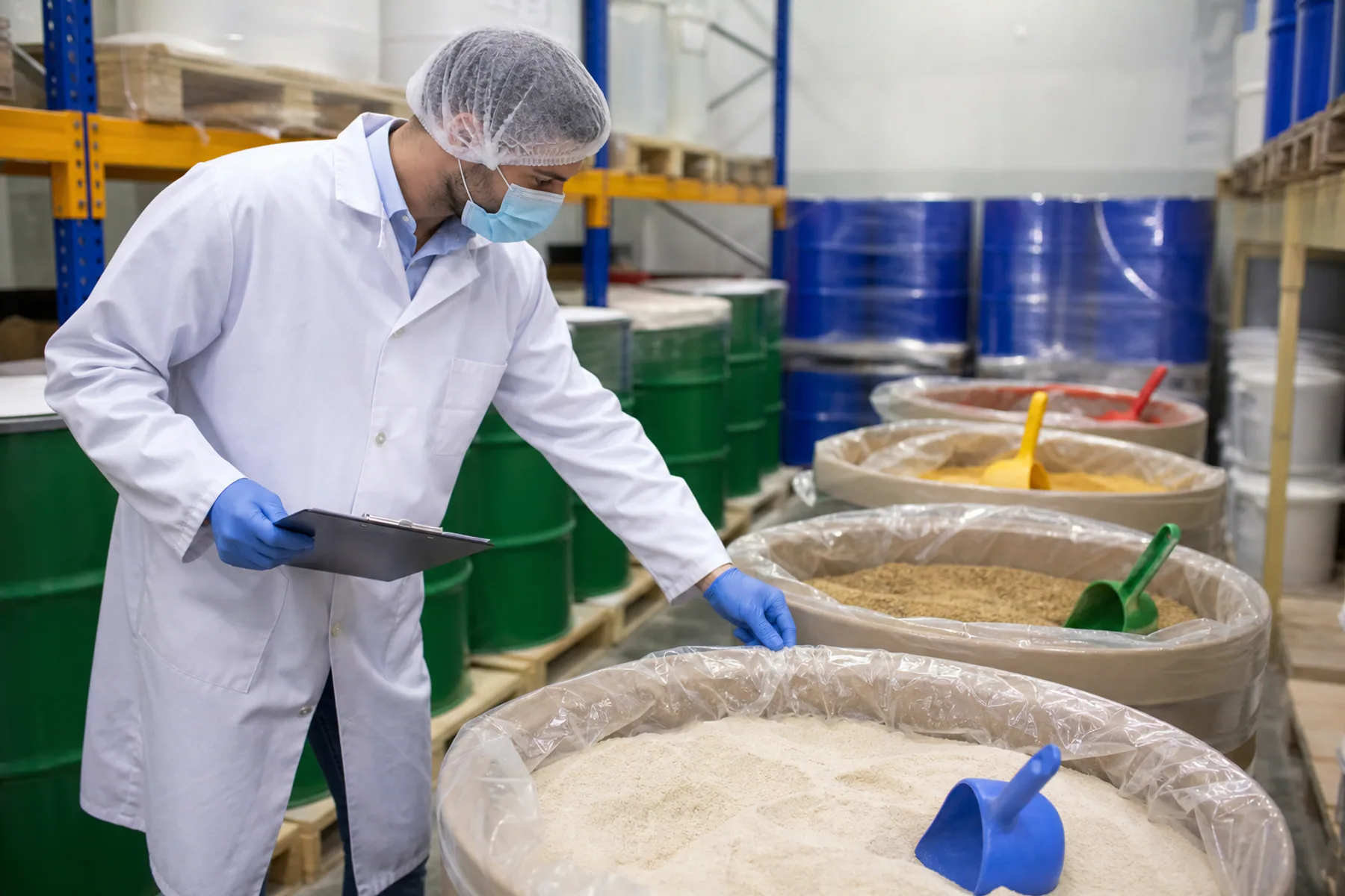 Allergen segregation and ingredient protection during storage