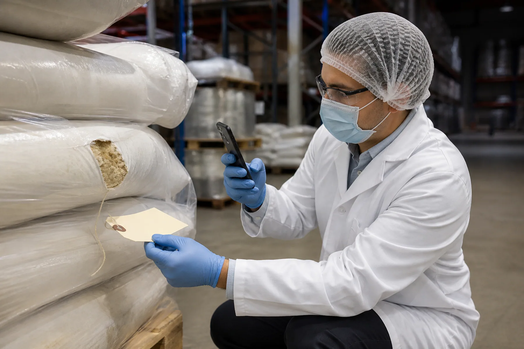 Documentation of a nonconformance involving an ingredient pack