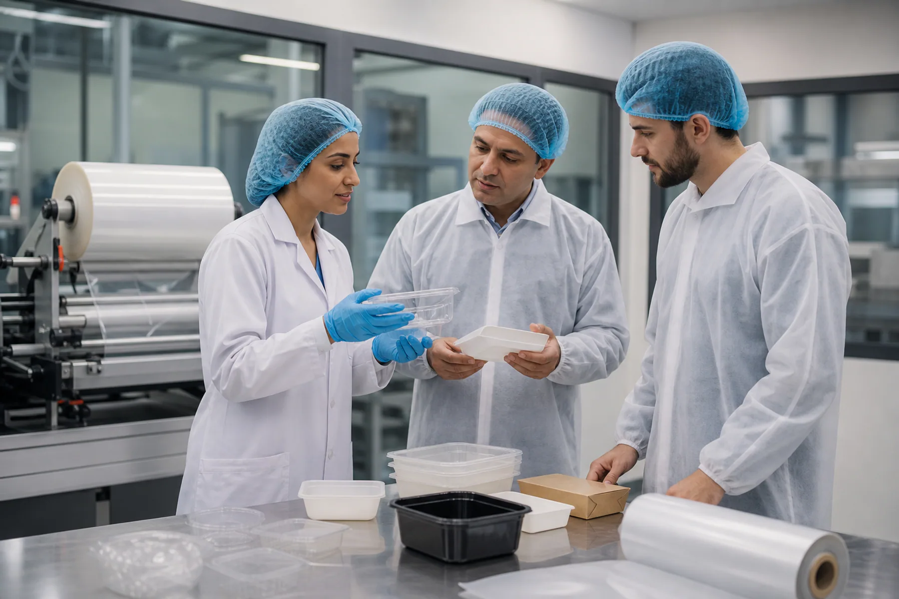 Packaging supplier collaborating with a food quality team