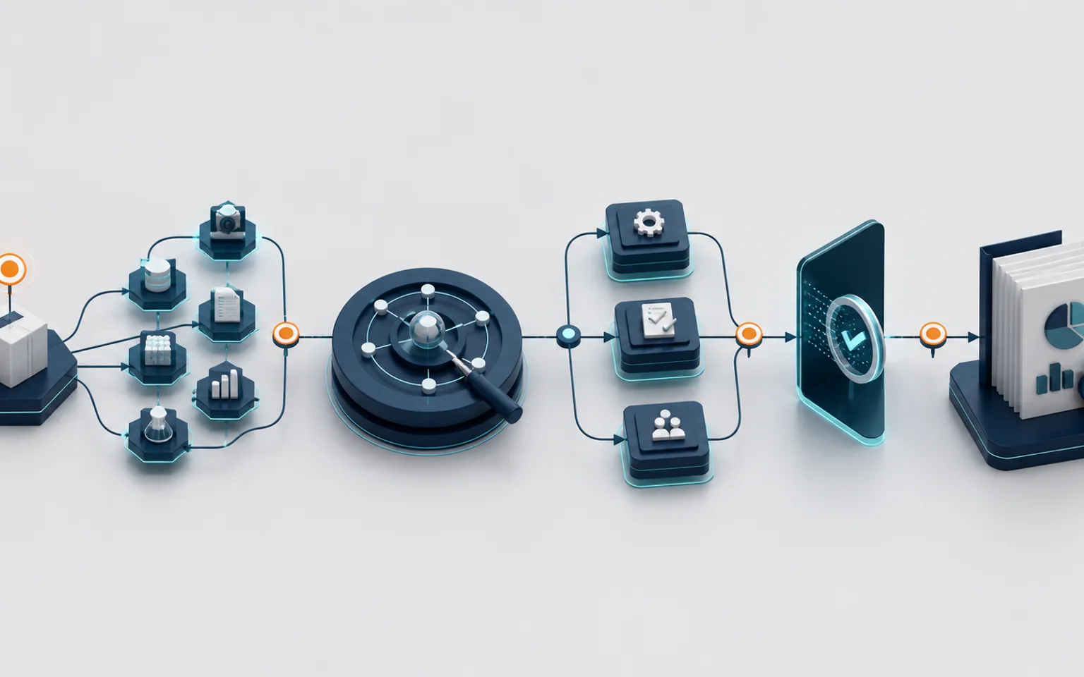 Quality events moving through investigation, action, verification, and reporting in one connected context